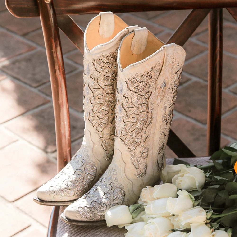 Corral Cream Western Boots